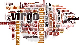 Virgo word cloud