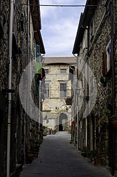 virgoletta a little medieval village near aulla in lunigiana