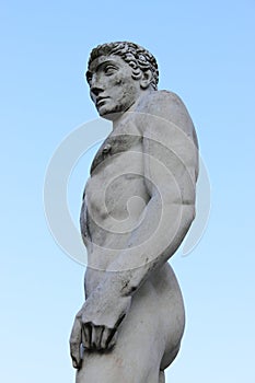 Virile statue