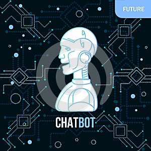 Virtual Assistance mobile applications. Chatting software, application chatbot