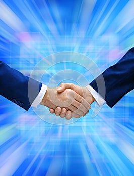 Virtual Business Handshake