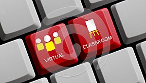 Virtual Classroom - Digital Learning Concept online