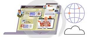 Virtual Collaboration and Global Communication on Digital Platforms