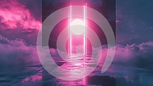 virtual dissolving digital portal