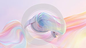 virtual flowing VR headset