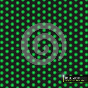 Virtual futuristic user interface of hexes. Vector illustration.