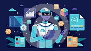 A virtual intelligence agent is able to autonomously sift through vast amounts of data to make informed decisions photo