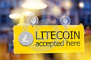 Virtual money Litecoin cryptocurrency - Litecoin LTC currency