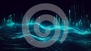 virtual network of the artificial intelligence learning algorithm