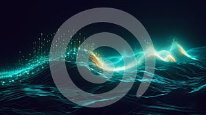 virtual network of the artificial intelligence learning algorithm