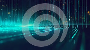 virtual network of the artificial intelligence learning algorithm