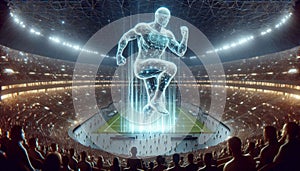 Virtual NFT concert, AI generated image