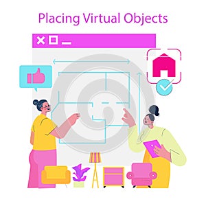 Virtual Object Placement in Interior