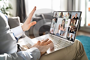 Virtual Online Video Conference Webinar Call