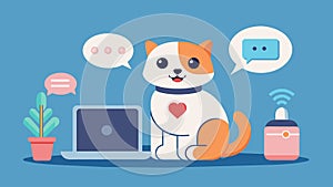 A virtual pet nanny that can communicate with your pet in their own language making them feel less lonely when youre out photo