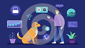 A virtual pet training program that uses IoT technology to monitor a pets progress and provide personalized coaching
