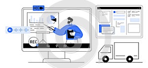 Virtual Presentation with Analytics and Digital Tools for Remote Collaboration and Online Learning