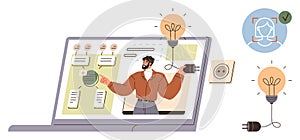 Virtual Presentation on Creative Problem Solving and Innovation with Interactive Tools