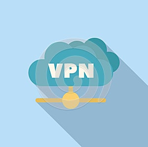 Virtual private network connecting to the server through cloud storage