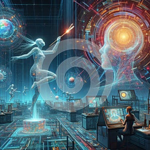 Virtual Reality Dance Performance in Cybernetic Space