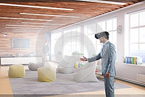 Virtual reality experience. Technologies of the future.