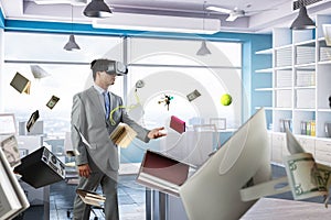 Virtual reality experience. Technologies of the future.