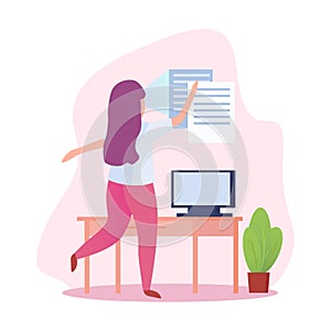 Virtual Reality Flat Illustration