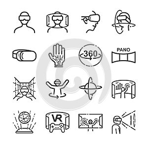 Virtual Reality gaming Icons