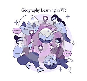 Virtual Reality Geography Learning Vector