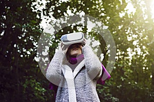 Virtual reality glasses photo