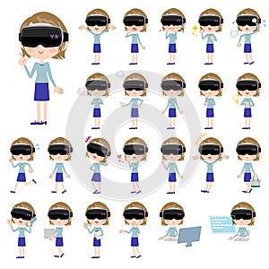 Virtual reality goggle women_1