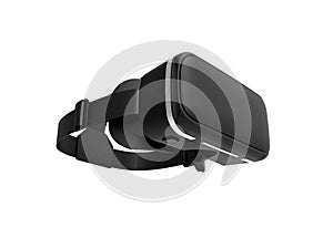 Virtual reality headset black vr technology