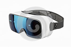 Virtual reality headset isolated on white background.