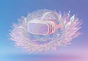 Virtual reality headset technology modern design