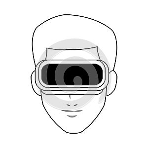 virtual reality icon image