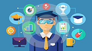 Virtual reality job simulations and career planning tools that help students make informed decisions about their future