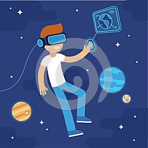 Virtual reality space