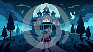 A virtual reality tour through a haunted mansion with spinechilling encounters and hidden secrets waiting to be photo