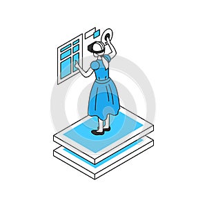 Virtual Reality Work Composition