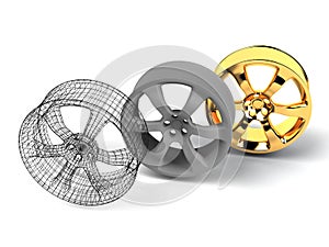 Virtual representation about modelling of an autom