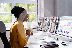 Virtual Telework Webinar And Learning Presentation