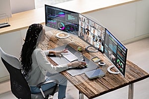 Virtual Telework Webinar And Learning Presentation