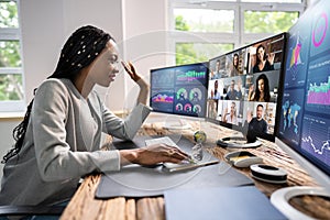 Virtual Telework Webinar And Learning Presentation