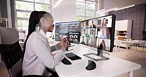 Virtual Telework Webinar And Learning Presentation