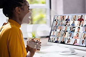 Virtual Telework Webinar And Learning Presentation