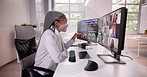 Virtual Telework Webinar And Learning Presentation