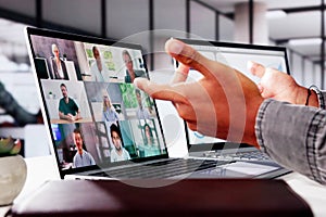 Virtual Telework Webinar And Learning Presentation