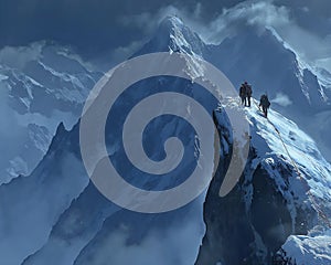 Virtual Thrill-seekers: Conquering Uncharted Alps through Mounta