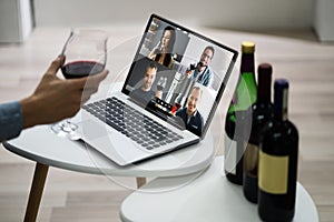 Virtual Wine Tasting Event Party