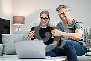 Virtual Wine Tasting Online Dinner Party